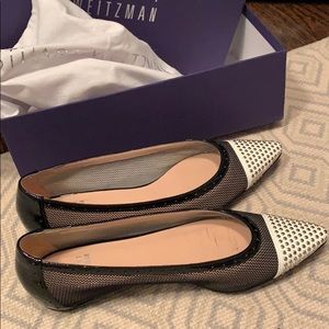 Stuart Weitzman Tipper Black/White size 7